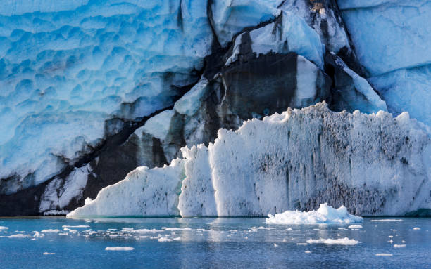 istock Stunning Glacier and Icebergs in Calm Waters 2174375598