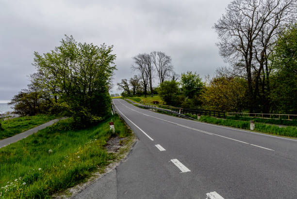 istock Empty highway early in the morning. Natural landscape. 2174375882