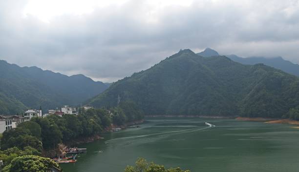 Beautiful area in Huangshan, Taping lake. Famous of tranquil village and beautiful scenery.