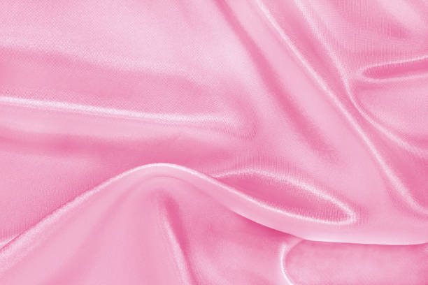 istock Pink fabric cloth texture for background and design art work, beautiful crumpled pattern of silk or linen. 2174385600
