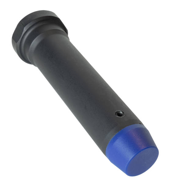 istock Synthetic blue tip on an assault rifle black buffer weight 2174401443
