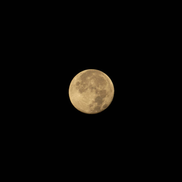 istock The moon in the night sky. 2174401615