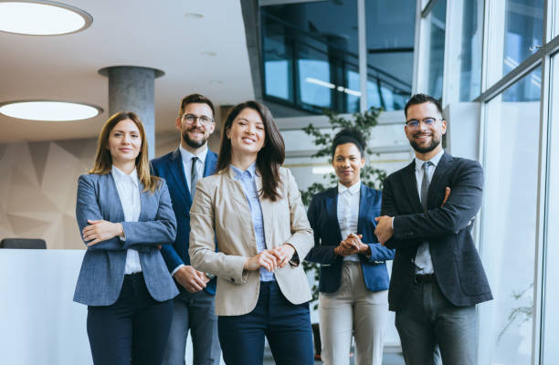 istock Group of business colleagues in office 2174402382