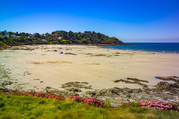 france brittany finistere armorican corniche amorique peninsula beach and coast