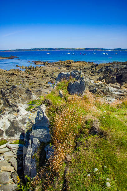 france brittany finistere armorican corniche amorique peninsula beach and coast