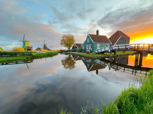 istock skyline of old town Zaanse Schans 2174418358