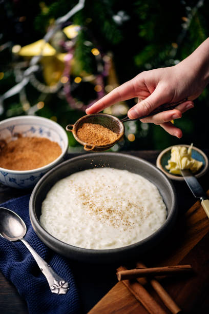 Arroz Doce com Ovos Nevados: Sofisticação e Sabor - receita deliciosa profissional - passo 2