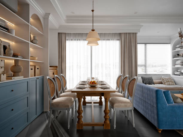 istock 3d render of apartment interior  living and dining room 2174420829
