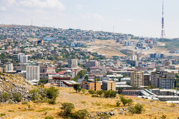 istock Nork-Marash District and TV Tower in Yerevan 2174420992