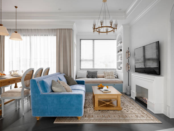 istock 3d render of modern living room 2174422471
