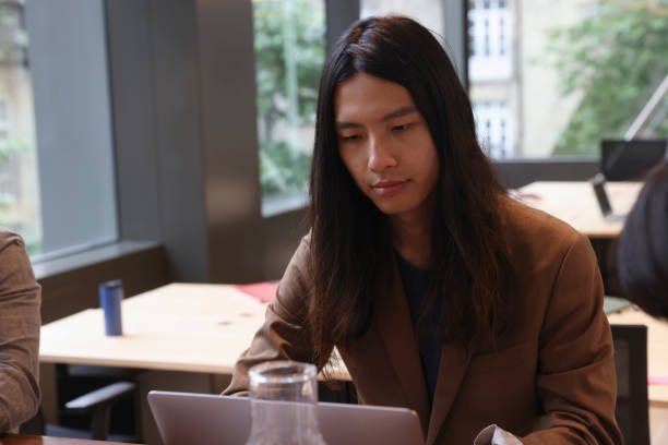 istock Businessman using laptop in office 2174422958