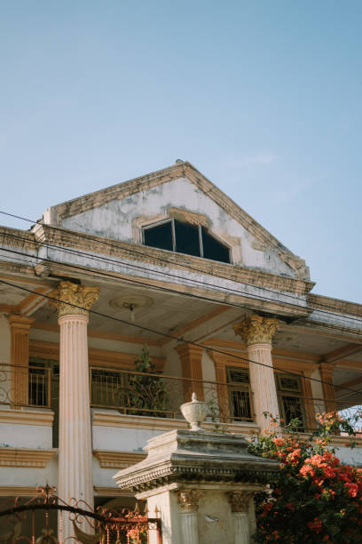istock Aged, rustic home showcasing historical architecture and rustic beauty, evoking a sense of nostalgia. 2174436011