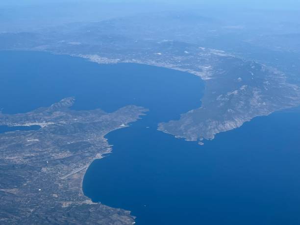 istock Greece ( Samos island) and Turkish by plane 2174439375