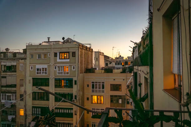 istock dusk in residential area Barcelona 2174441032