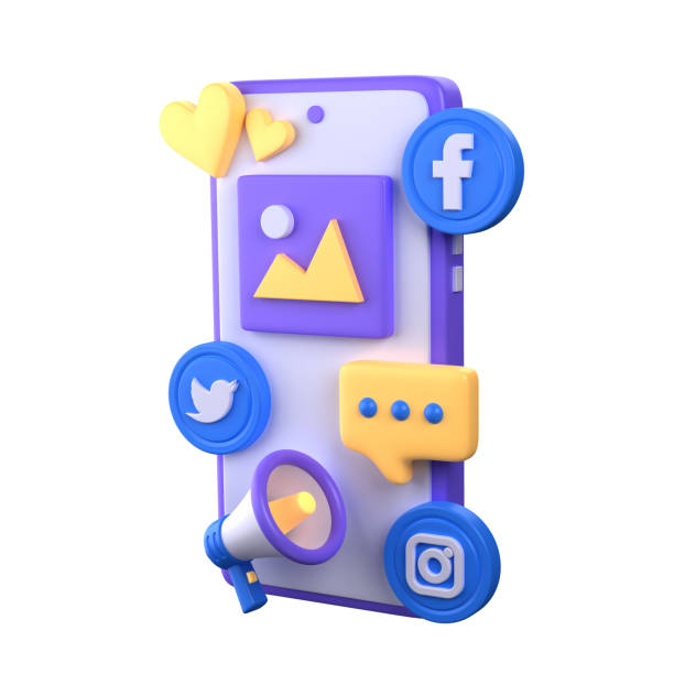 istock 3D Social Media Marketing Illustration 2174441395