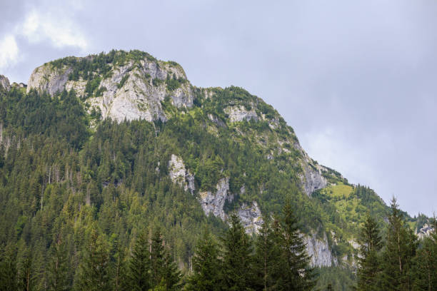 view from the top of the mountain on a cloudy day