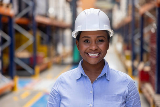 istock Happy business manager working at a distribution warehouse 2174449941