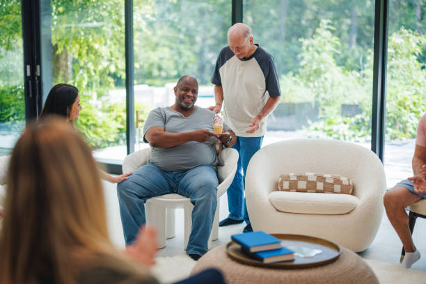 istock Joyful Sobriety Celebration in a Rehabilitation Center 2174451359