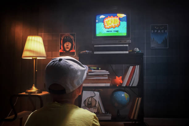istock Boy playing video games in his room 2174457740