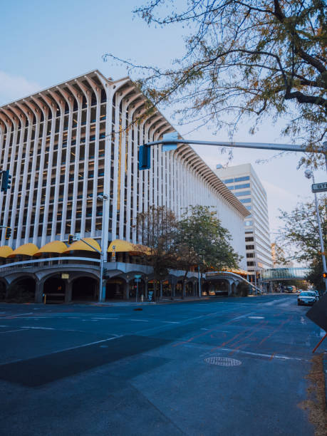 istock Parkade building in Spokane, WA 2174461120