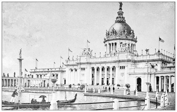 istock Antique image: Trans-Mississippi Exposition, United States Government Building 2174461442