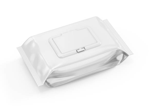 istock blank packaging wet wipes pouch isolated on white background, 3D rendering, 3D illustration 2174469087