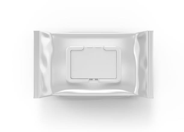 istock blank packaging wet wipes pouch isolated on white background, 3D rendering, 3D illustration 2174469091