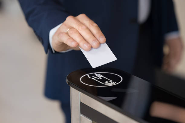 Employee Using Key Card Security 3,300+ Employee Badge Access Stock Photos, Pictures & Royalty-Free ...