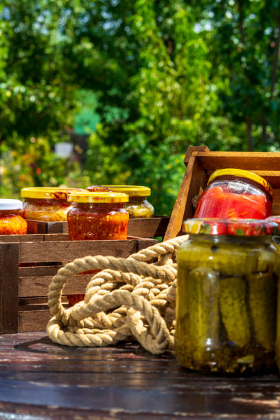 istock Canned cucumber in vinegar. Pickled cucumber 2174482989