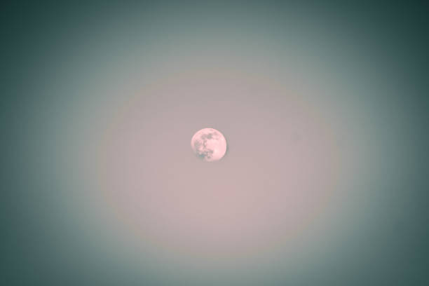 Waxing Gibbous lunar phase or a full moon