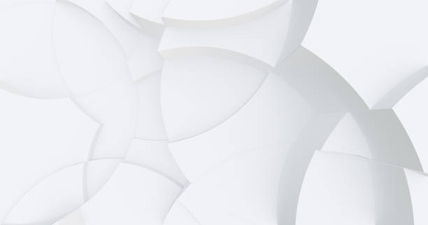 istock abstract art light white background with curved shapes, soft shadow. Clean simple minimalistic white design. perfect for overlay, presentations or background. 3D rendering 2174493164