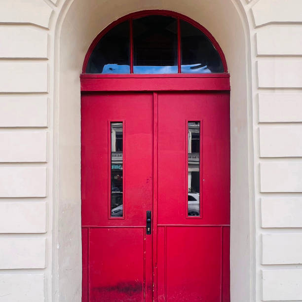 istock Red Doorway Poland 2174511433