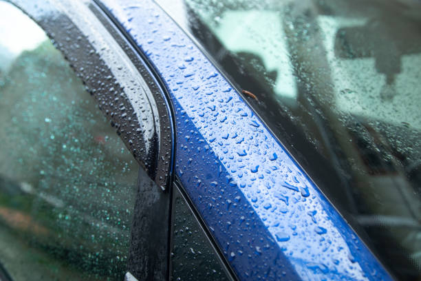 istock Car part after rain. Water drops 2174524115