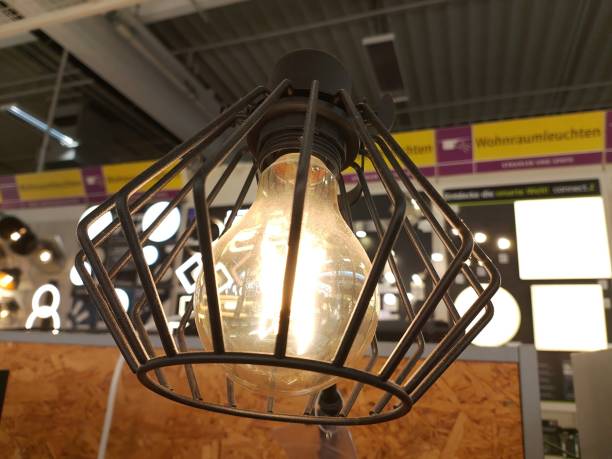 istock Stylish Industrial Pendant Light Fixture Design 2174536827