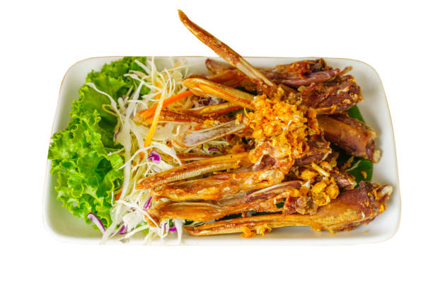 istock Deep fried duck beaks and deep fried isoletion and clippingpath. 2174551181