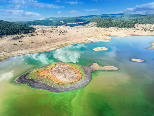 istock Aerial View of a Lake 2174600239