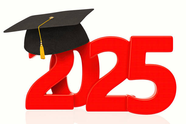 istock New Year Education Concept 2025 with Graduation Hat 2174605206