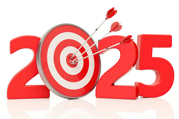 istock New Year 2025 Target Plan. Dart and Arrow 2174605261