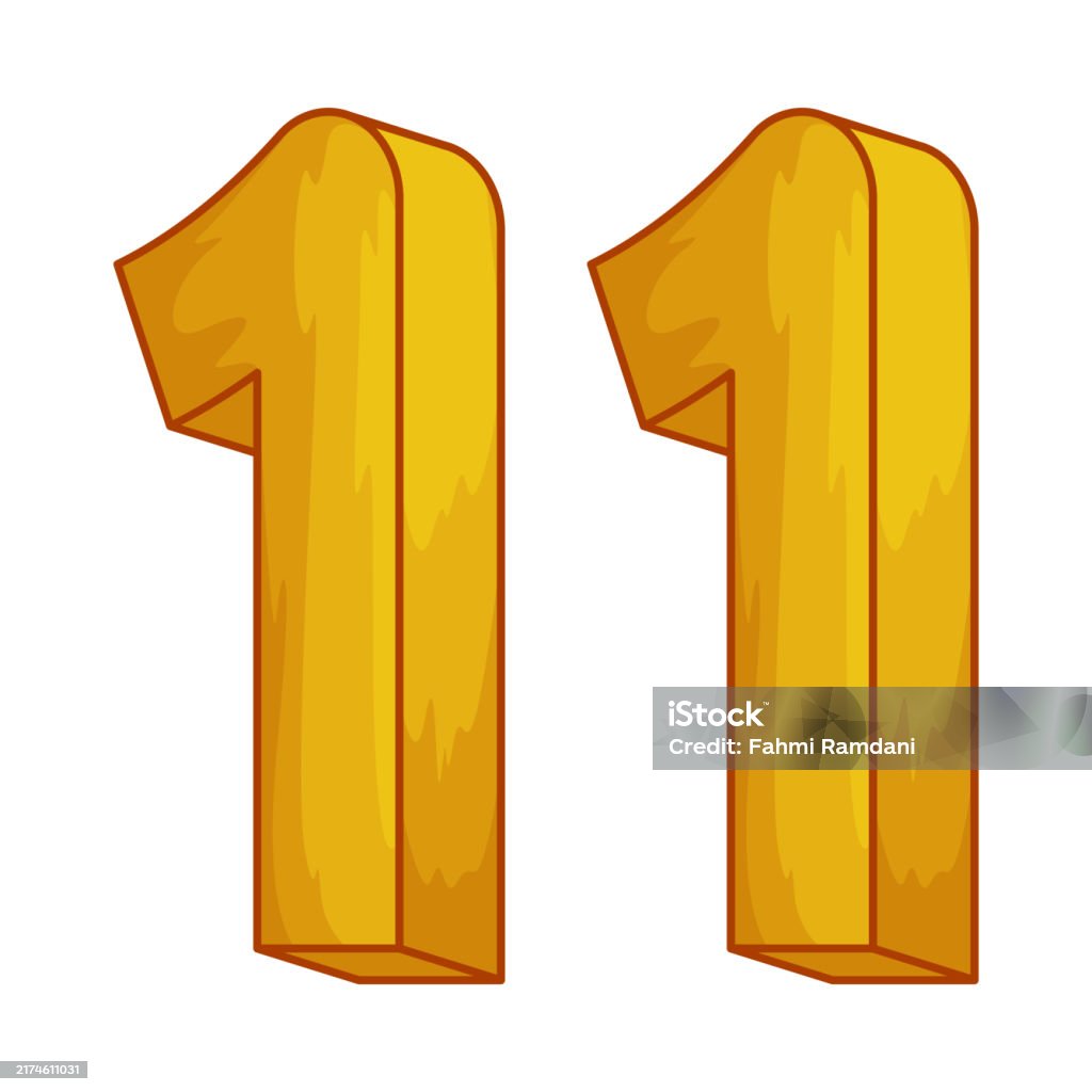 11 Num Number 11 Stock Illustration - Download Image Now - Alphabet, Banking ...