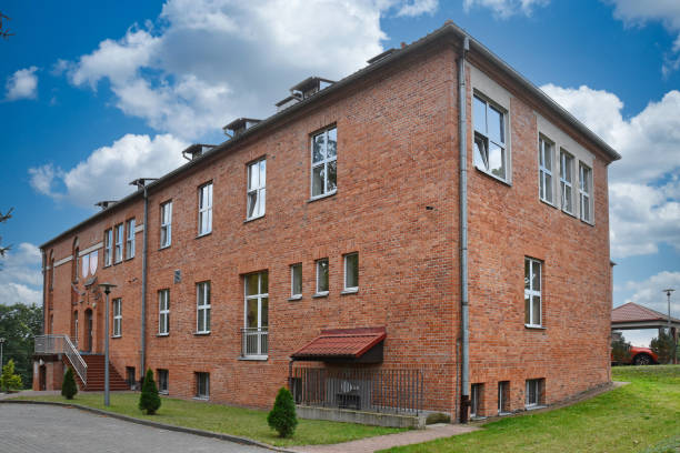 istock Neo-Gothic hospital in Barczewo, Poland 2174619041
