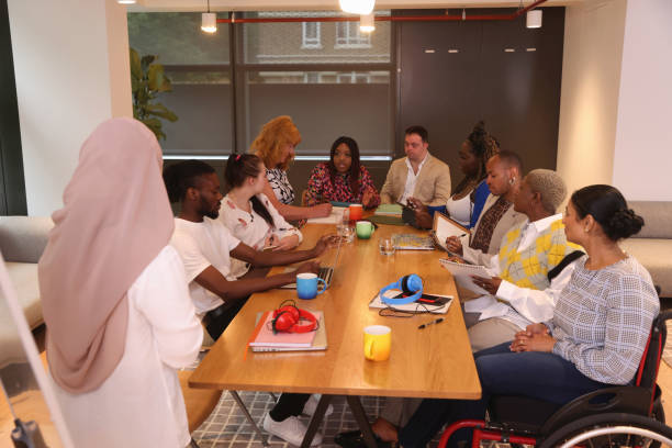 istock Business people having meeting in office 2174622155
