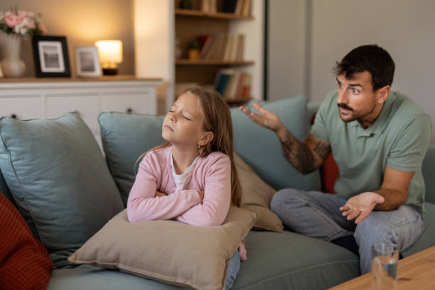 istock Daughter and Father Having Conflict at Home 2174630915