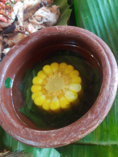 istock Moringa oleifera soup served with sweet corn in clay bowl 2174642783