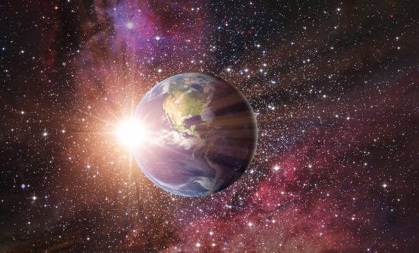 istock Planet Earth with a spectacular sunset 2174643043