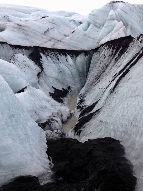 istock Glacier in Iceland with volcanic ash 2174644060