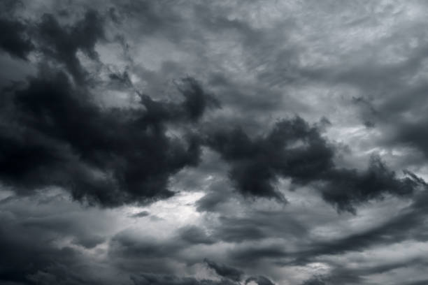 istock stormy sky timelapse, dark dramatic clouds, thunderstorm, rain and wind, extreme weather, abstract background 2174645164