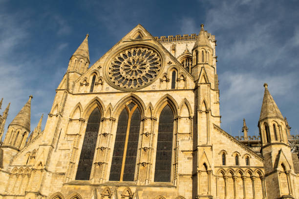 istock Stained glass and gothic architecture of York Minster Cathedral 2174646868