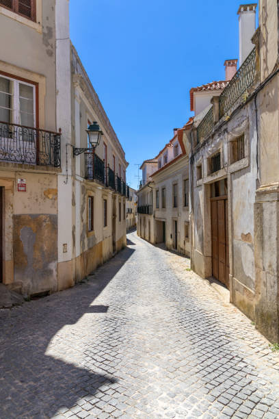 istock Empty street in Abrantes Portugal 2174647050