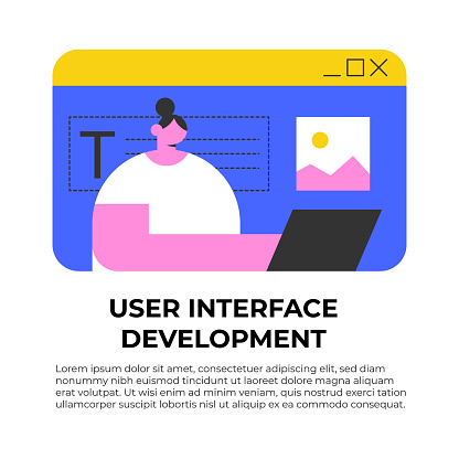 User Interface Development Interface Design Stock Illustration ...
