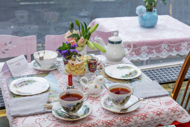 istock Traditional English Tea room 2174673552